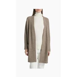 Jenni Kayne Open Front Alpaca Wool Blend Cardigan Sweater with Pockets sz S